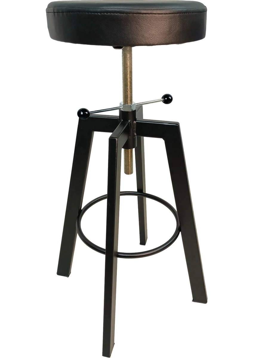 Helen Bar Sandalyesi Bar Taburesi Siyah